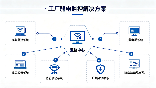 工廠弱電監控工程解決方案：構筑安全與效率的數字化防線